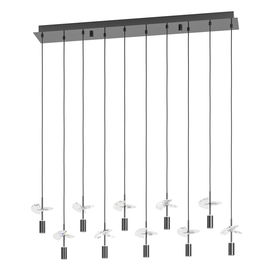 Eglo - LED lustrs uz troses 10xLED/2,6W/230V 2200/3000/4000K spīdīgs hroms