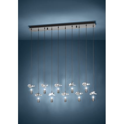 Eglo - LED lustrs uz troses 10xLED/2,6W/230V 2200/3000/4000K spīdīgs hroms