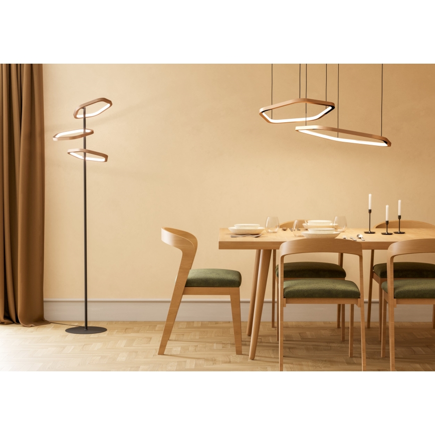 Eglo - LED regulējama lustra uz troses LED/30W/230V 2200-6500K misiņš + tālvadība