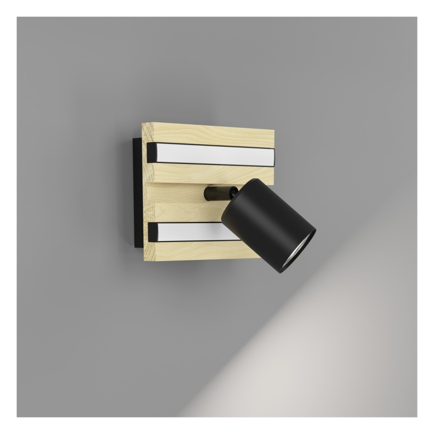 Eglo - LED sienas spotu gaismeklis LED/2,2W/230V + 2xLED/1,2W + 2xLED/2W bēšs/melns