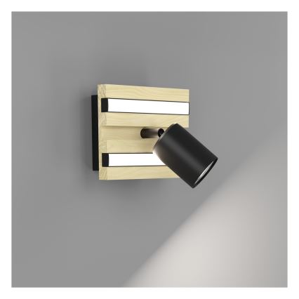 Eglo - LED sienas spotu gaismeklis LED/2,2W/230V + 2xLED/1,2W + 2xLED/2W bēšs/melns