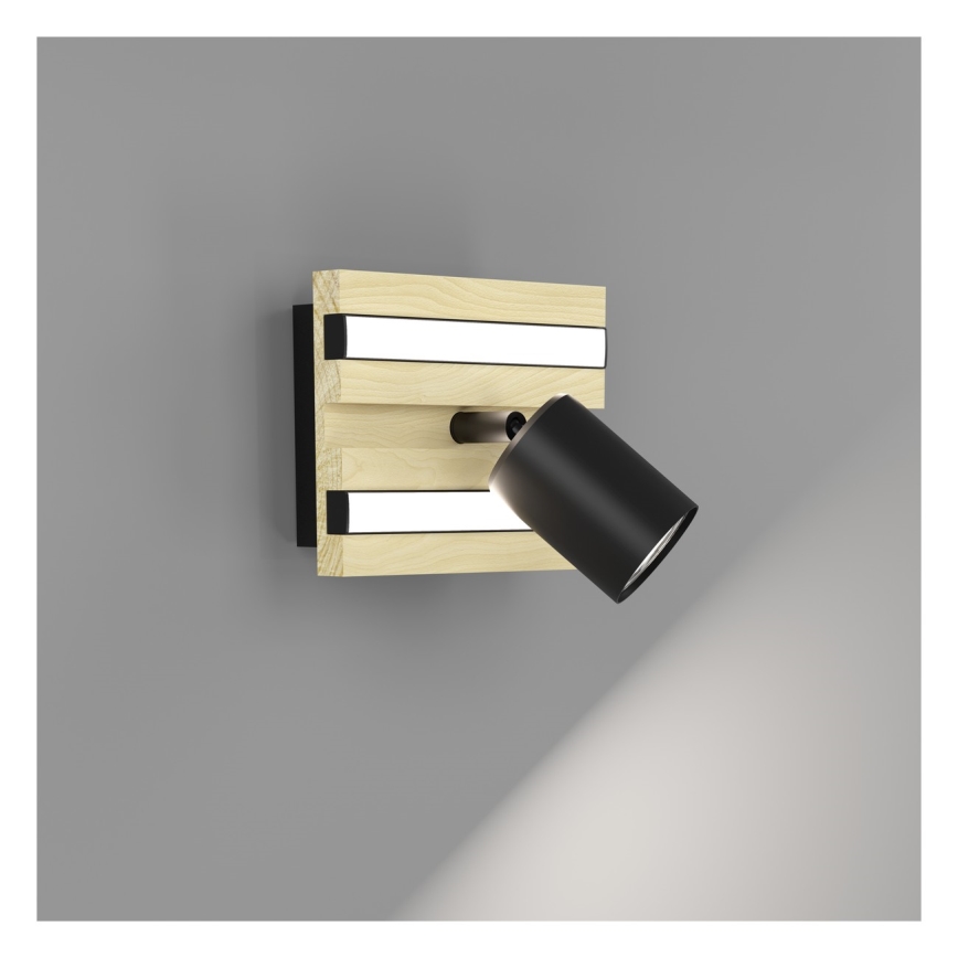 Eglo - LED sienas spotu gaismeklis LED/2,2W/230V + 2xLED/1,2W + 2xLED/2W bēšs/melns