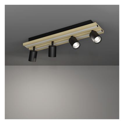 Eglo - LED virziena gaismeklis 4xLED/2,2W/230V + 2xLED/1,2W + 2xLED/2W bēšs/melns