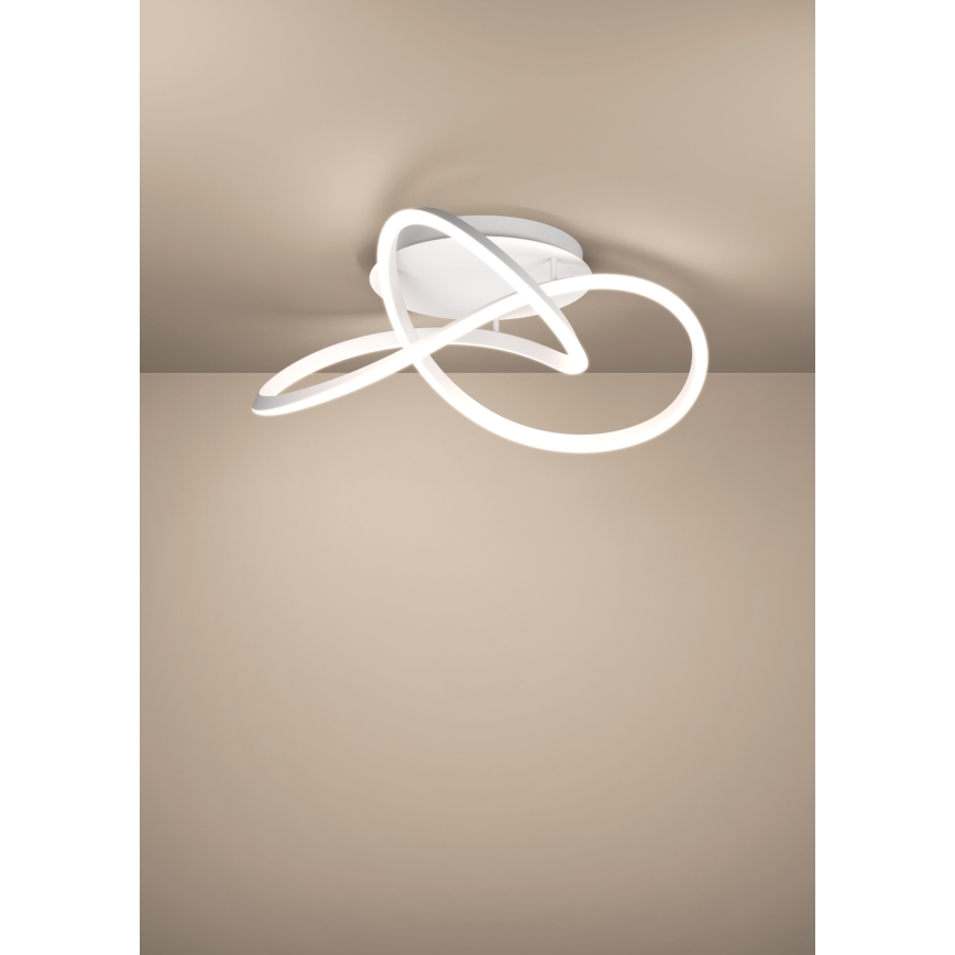 Eglo - dimējama LED griestu lampa 40W/230V 2200–6500K Ø83 cm balta + tālvadības pults