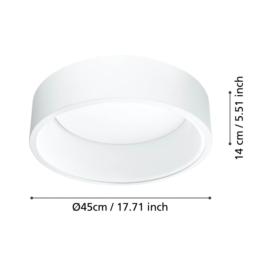 Eglo - LED Aptumšojama griestu lampa 1 LED/25,5W/230V