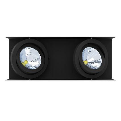Eglo - LED Aptumšojams starmetis 2xLED/5,4W/230V