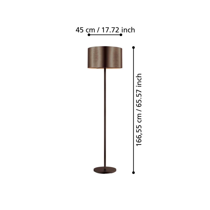 Eglo - Grīdas stāvlampa 1xE27/60W/230V varš