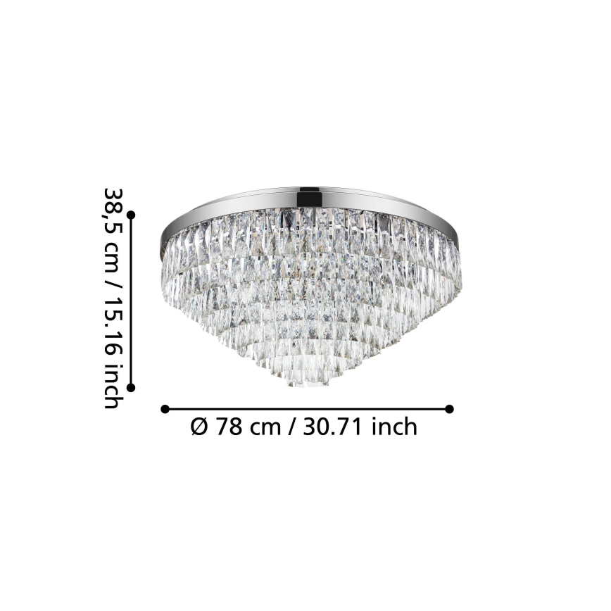 Eglo - Griestu gaismeklis 16xE14/40W/230V