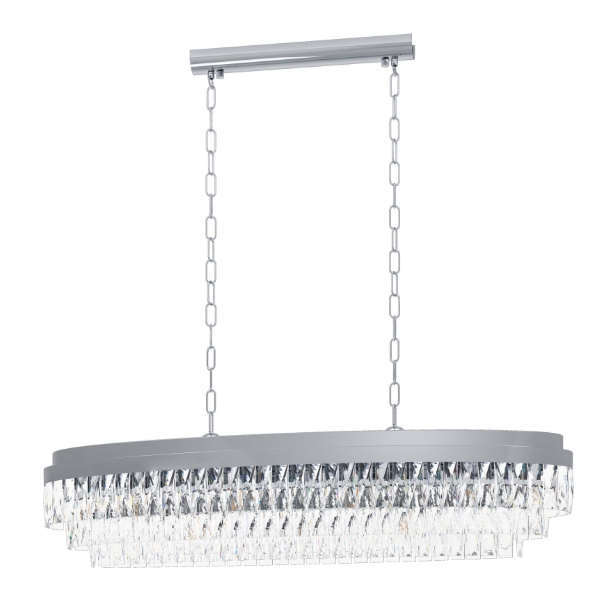 Eglo - Lustra ar ķēdi 13xE14/40W/230V spīdīgi hromēts