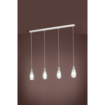 Eglo - Lustra ar auklu 4xE27/60W/230V