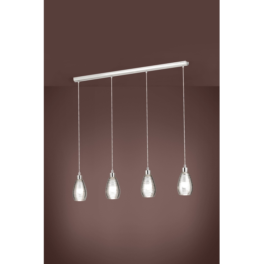 Eglo - Lustra ar auklu 4xE27/60W/230V