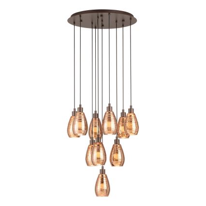 Eglo - Lustra ar auklu 10xE27/60W/230V