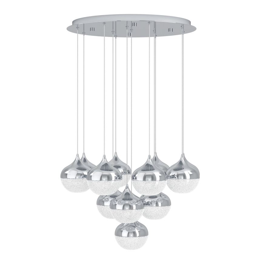 Eglo - LED Aptumšojama lustra uz auklas 10xLED/3,1W/230V