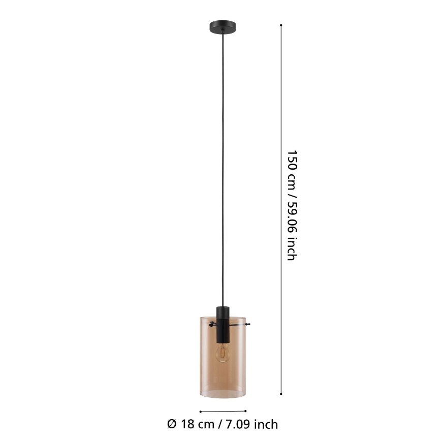Eglo - Lustra ar auklu 1xE27/40W/230V