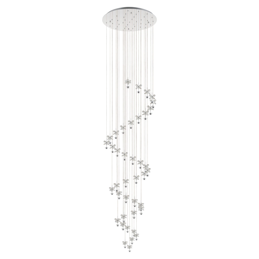 Eglo - LED Kristāla aptumšojamā lustra uz auklas 40xLED/1,8W/230V