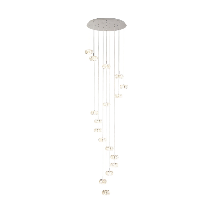Eglo - LED Kristāla aptumšojamā lustra uz auklas 17xLED/4,5W/230V