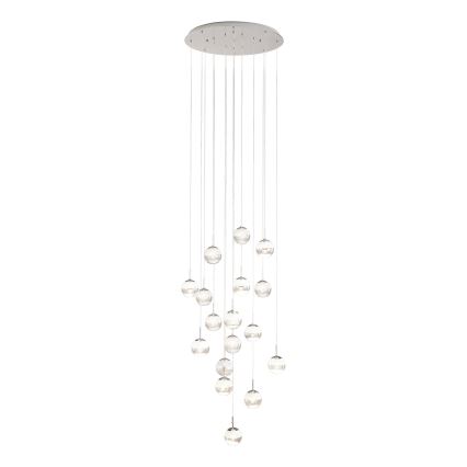 Eglo - LED Aptumšojama lustra uz auklas 17xLED/5W/230V