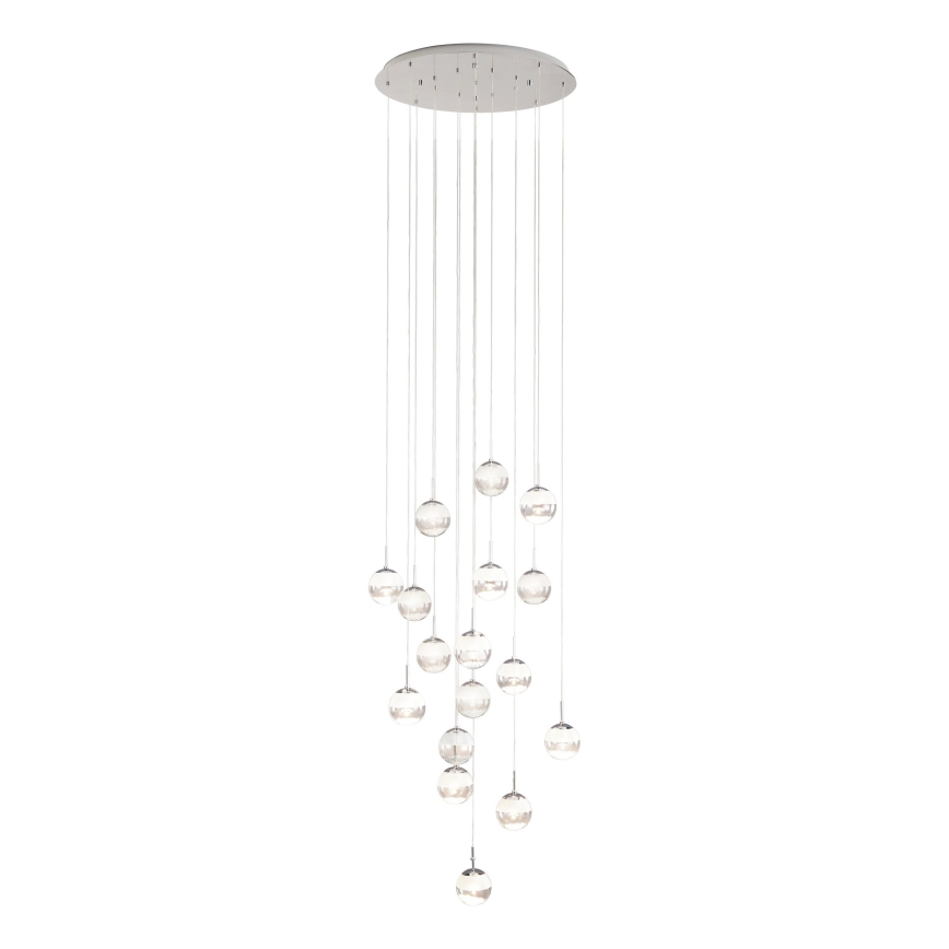 Eglo - LED Aptumšojama lustra uz auklas 17xLED/5W/230V