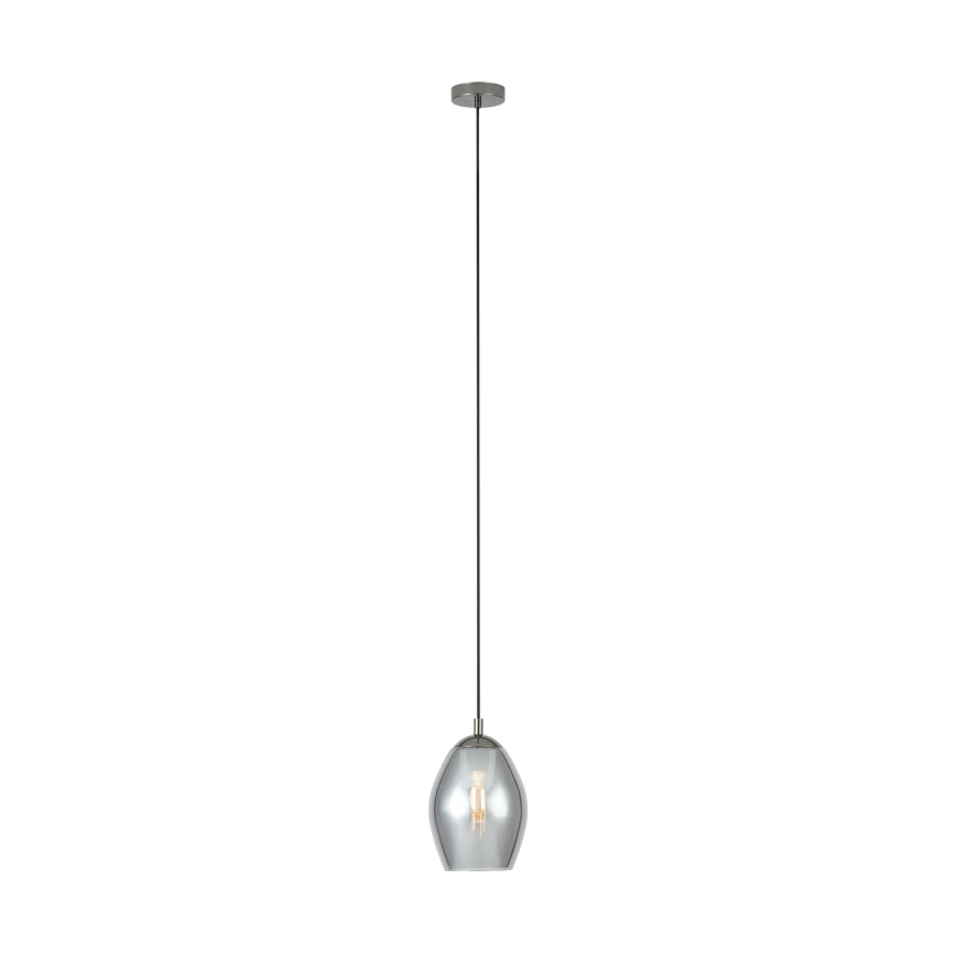 Eglo - Lustra ar auklu 1xE27/60W/230V dūmakains