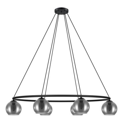 Eglo - Lustra ar auklu 6xE14/25W/230V
