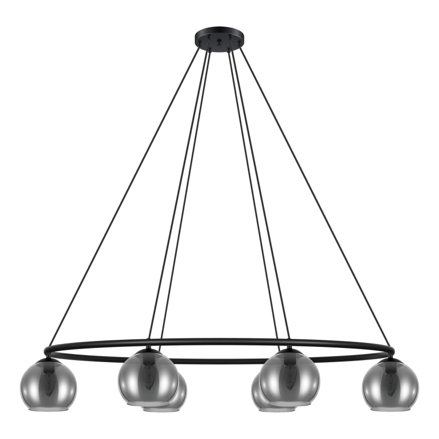 Eglo - Lustra ar auklu 6xE14/25W/230V