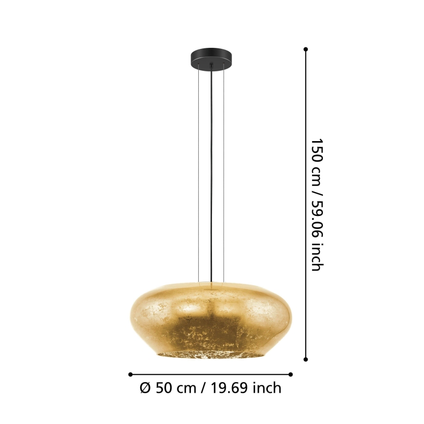 Eglo - Lustra uz auklas 3xE27/20W/230V