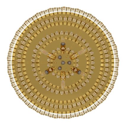 Eglo - Griestu gaismeklis 10xE14/25W/230V d. 78 cm