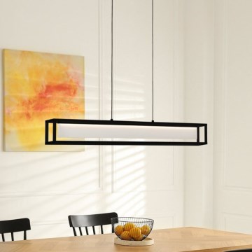 Eglo 39629 - Dimmējama LED lustra uz kabeļa GUALAJO LED/27W/230V melna
