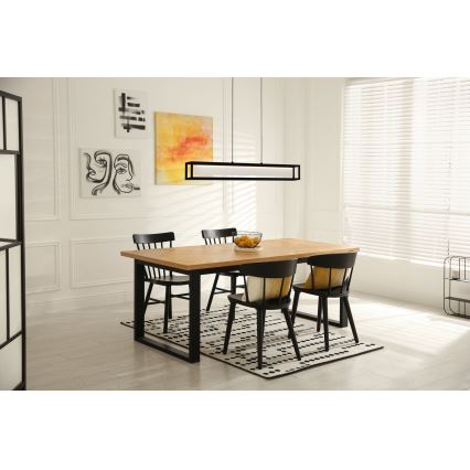 Eglo 39629 - Dimmējama LED lustra uz kabeļa GUALAJO LED/27W/230V melna