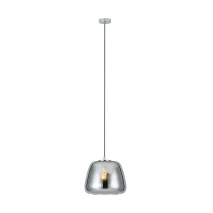 Eglo - Lustra ar auklu 1xE27/40W/230V d. 35 cm dūmakains