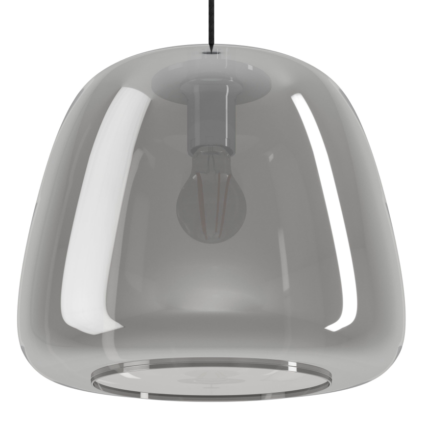Eglo - Lustra ar auklu 1xE27/40W/230V d. 35 cm dūmakains