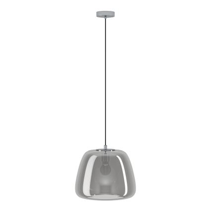 Eglo - Lustra ar auklu 1xE27/40W/230V d. 35 cm dūmakains