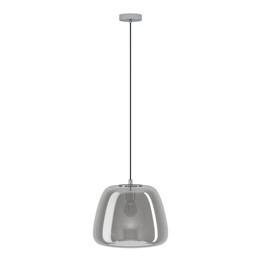 Eglo - Lustra ar auklu 1xE27/40W/230V d. 35 cm dūmakains