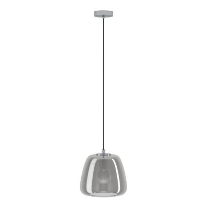 Eglo - Lustra ar auklu 1xE27/40W/230V d. 26 cm dūmakains