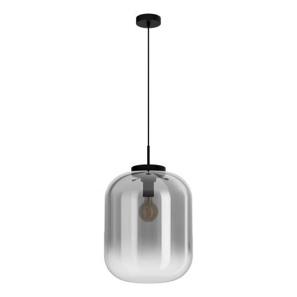 Eglo - Lustra ar auklu 1xE27/40W/230V d. 35 cm dūmakains