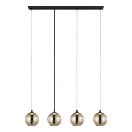 Eglo - Lustra uz auklas 4xE27/40W/230V