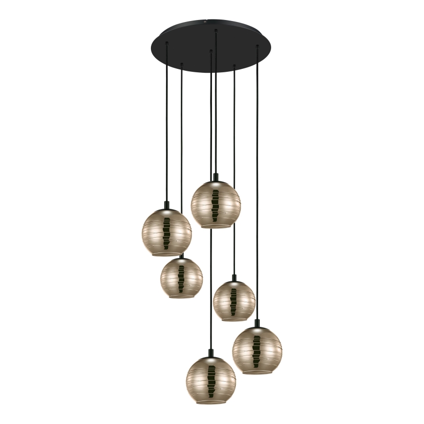 Eglo - Lustra uz auklas 6xE27/40W/230V