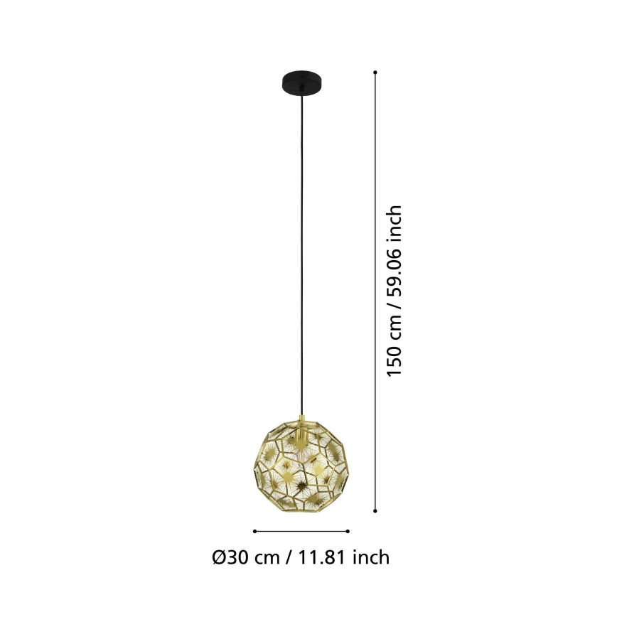 Eglo - Lustra uz auklas 1xE27/60W/230V d. 30 cm