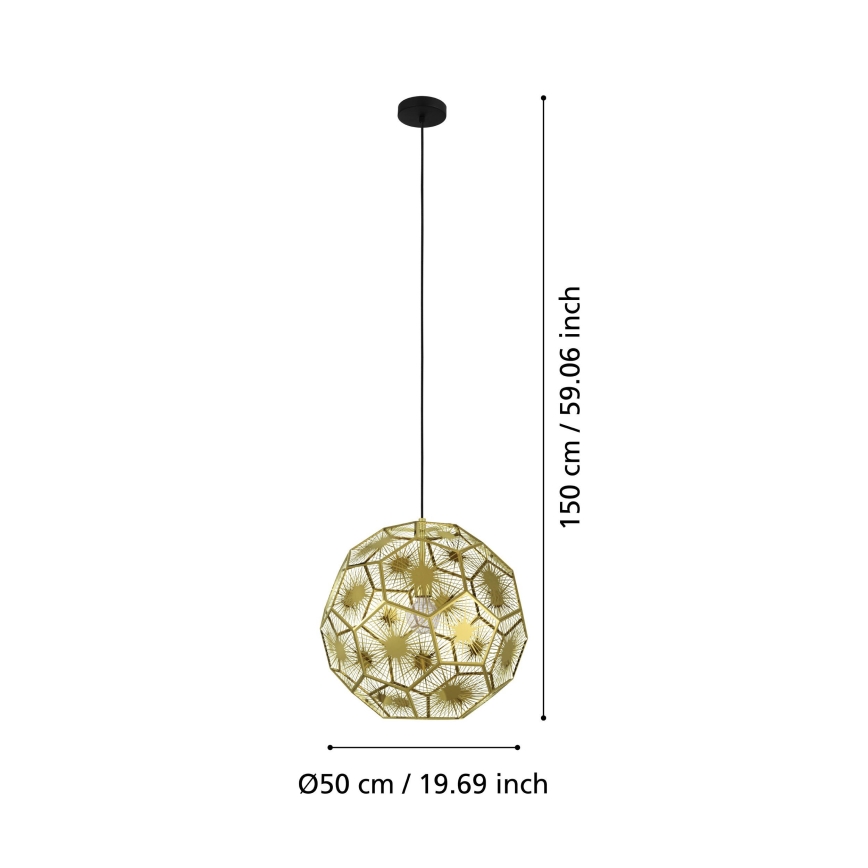 Eglo - Lustra uz auklas 1xE27/60W/230V d. 50 cm