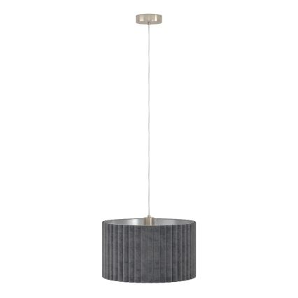 Eglo - Lustra uz auklas 2xE27/40W/230V pelēka