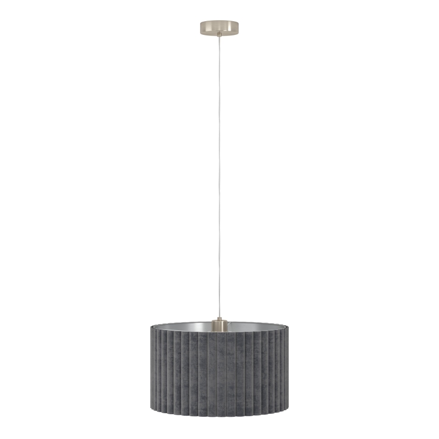 Eglo - Lustra uz auklas 2xE27/40W/230V pelēka