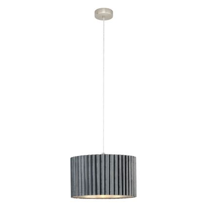 Eglo - Lustra uz auklas 1xE27/40W/230V pelēka