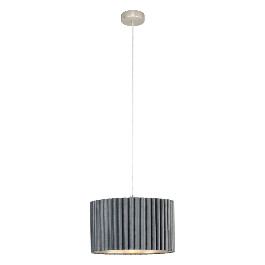 Eglo - Lustra uz auklas 1xE27/40W/230V pelēka
