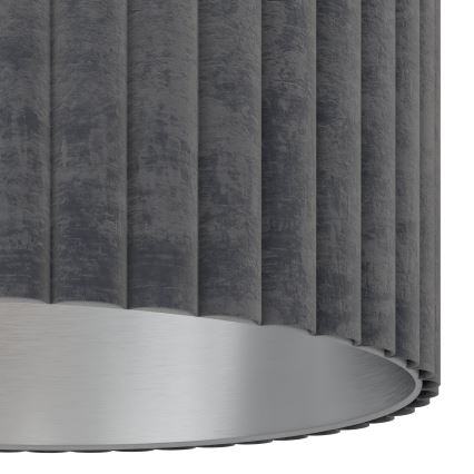 Eglo - Lustra uz auklas 1xE27/40W/230V pelēka