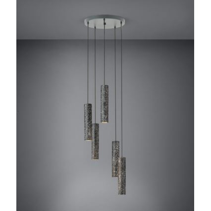 Eglo - LED Lustra uz auklas 5xGU10/4,5W/230V