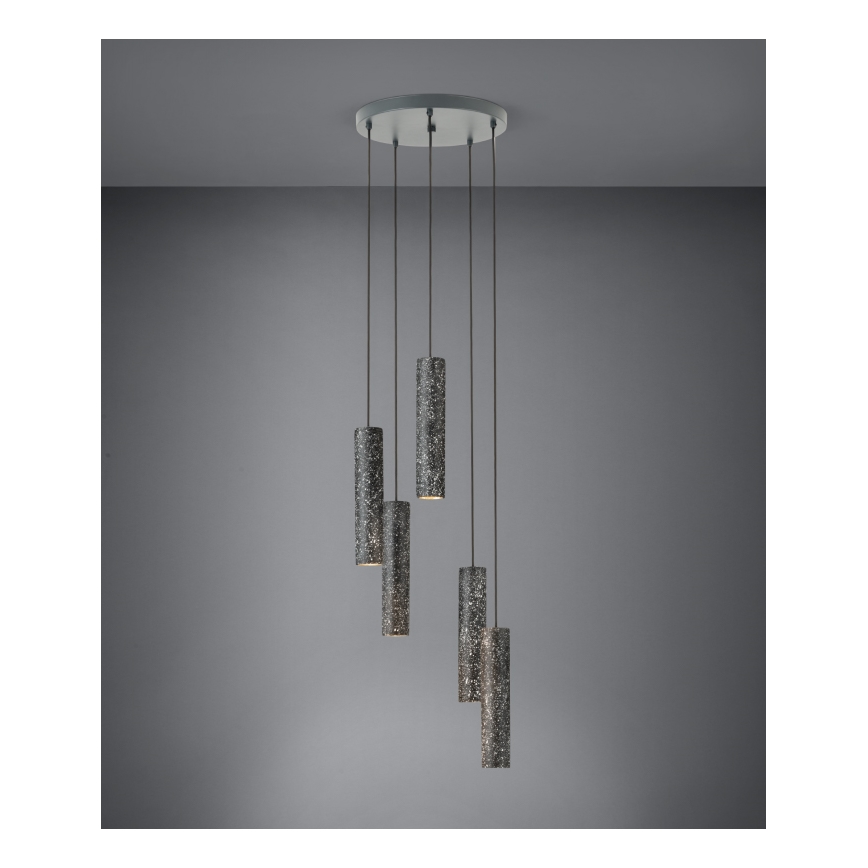 Eglo - LED Lustra uz auklas 5xGU10/4,5W/230V