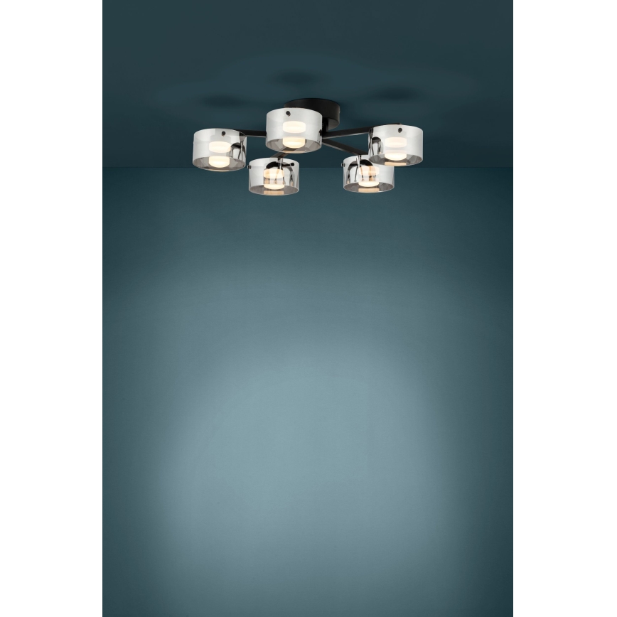 Eglo - LED Aptumšojama pie virsmas stiprināma lustra 5xLED/5,4W/230V