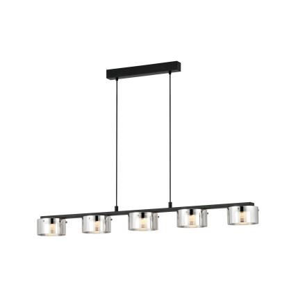 Eglo - LED Aptumšojama lustra uz auklas 5xLED/5,4W/230V