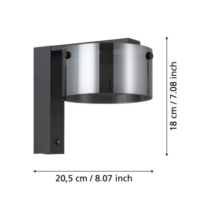 Eglo - dimmējams LED sienas gaismeklis LED/7,2W/230V