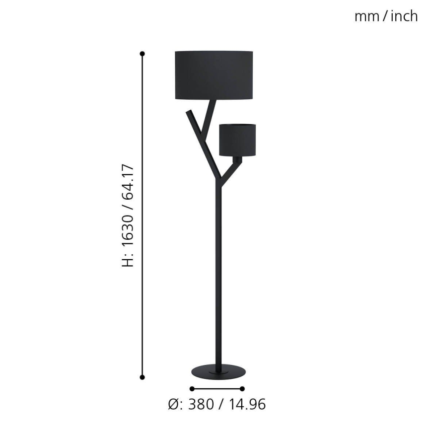 Eglo - Stāvlampa 2xE27/40W/230V